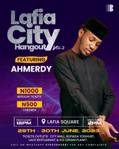 Lafia City Hangout Vol.2 Announces Official Guest Artist
