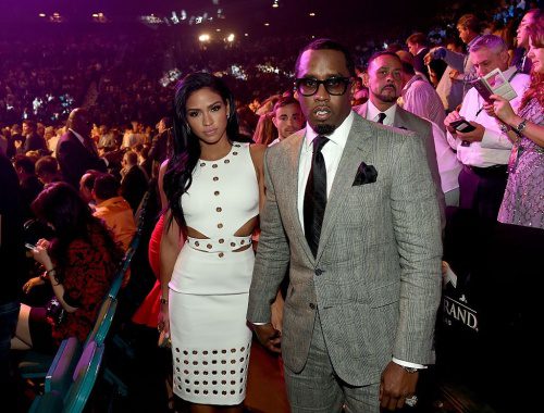 Diddy & Cassie At "Mayweather Vs. Pacquiao"