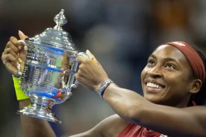 Coco Gauff Gets Her Flowers After US Open Win