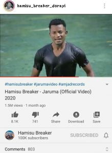 Hamisu breaker Dorayi Jarumar mata lyrics