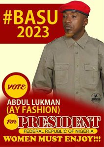 Ent. NEWS: AY Fashion Sarkin Basu Revealed his interest of contesting Nigerian President 2023