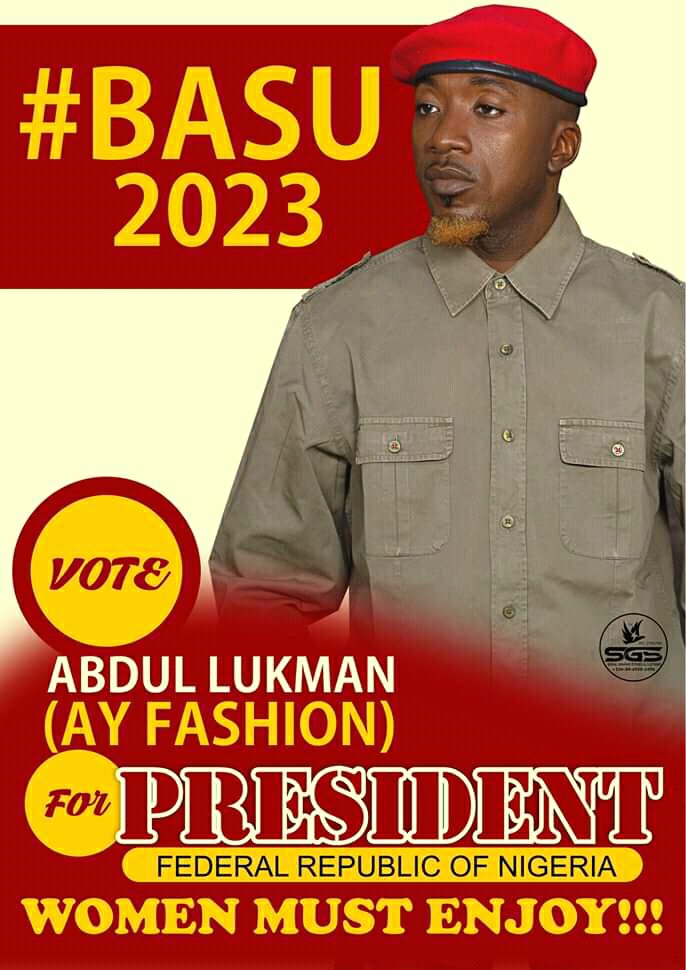Ent. NEWS: AY Fashion Sarkin Fada Revealed his interest of contesting Nigerian President 2023