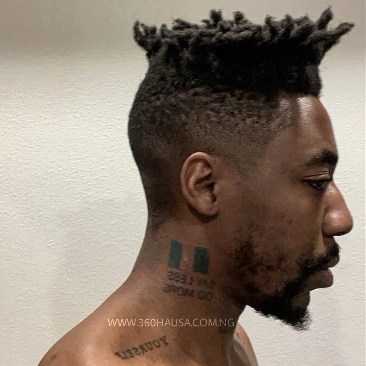BREAKING: Dax Proves he is Nigerian with a New Tattoo on his Neck