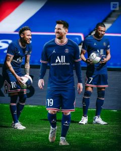 Messi will be reunited with Neymar in the French capital, where he'll also play with Argentine teammate Angel Di Maria, as well as Kylian Mbappe and former foe Sergio Ramos.