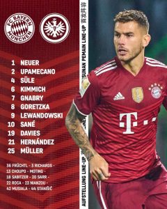 LIVE: Bayern Munich vs Eintracht Frankfurt ( 2 1 ) – Download All Goals Highlights Today 2021