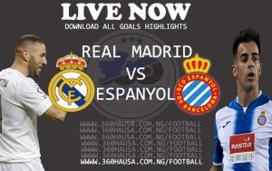 LIVE: Real Madrid Vs Espanyol – Download All Goals Highlights Today 2021