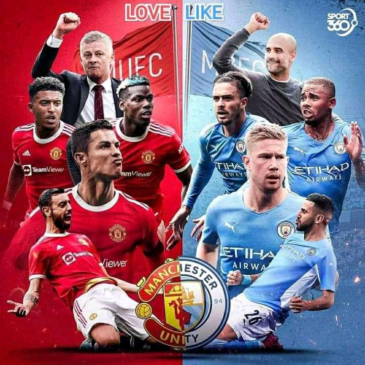 LIVE NOW: Man United Vs Man City Live Highlight Goals Video – Premier League Derby 2021
