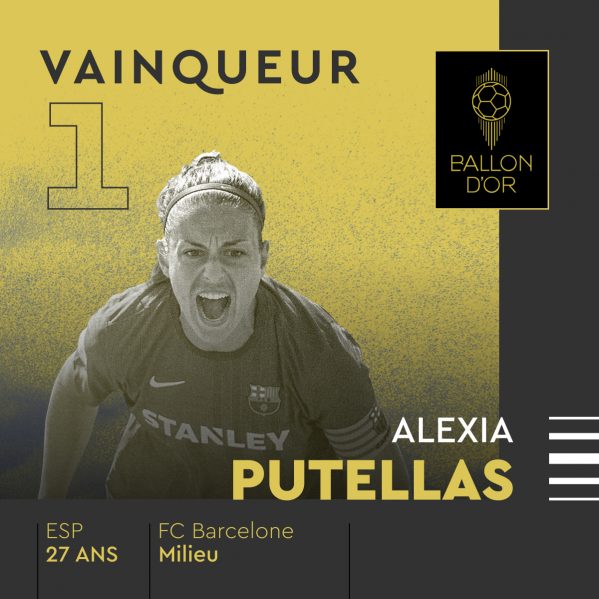Reasons Why Alexia Putellas Barcelona midfielder wins women’s Ballon D’Or 2021