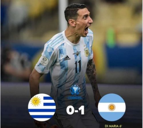 HD VIDEO: Argentina vs Uruguay (1-0) Download Goals Highlights 2021 (Dimaria)