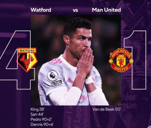 VIDEO: Man United Vs Watford (4-1) – Download Full Highlights Video 2021
