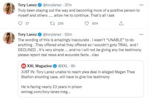 True Issue About Tory Lanez and Megan Thee Stallion
