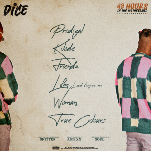 US born Nigerian remarkable music maestro and super star, D I C E decides to thrill the music airwaves with an amazing project which he titled “48 Hours In The Motherland” EP. The core influence behind this EP was DICE’s visit to Nigeria where he learned so many things about his culture, the EP comprises of 6 super amazing tracks well packaged for you and yours produced by some remarkable producers There is at least one song every individual can vibe with.