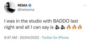 The Prince of Afrobeats, Rema has announced a collaboration with YBNL boss and rapper, Olamide.
