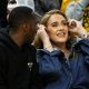 Adele & Rich Paul Sit Courtside At Warriors Vs. Mavericks NBA Game