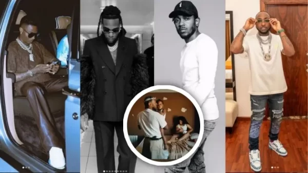 Wizkid snubs Davido and Burnaboy as he hails Kendrick Lamar’s new album – Fans reacts