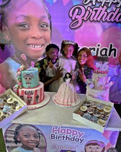 Nollywood Stars, Osas Ighodaro And Gbenro Ajibade Celebrate Their Daughter, Azariah On Her 6th Birthday