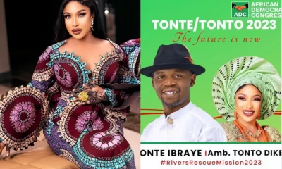 “This Is The Future” – Tonto Dikeh Receives Support From Fans, Emerges Deputy Guber Candidate For Rivers State