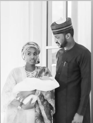 President Buhari’s Daughter, Hanan Shares Photo With Her Son