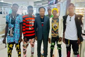 Senator Shehu Sani Met With Trendy Fulani Boys In Shoprite (Photo)