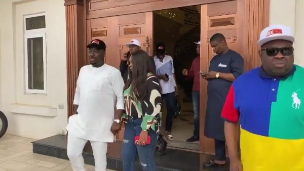 Dele Momodu Visits Obi Cubana’s Abuja Mansion