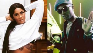 Wizkid And Tiwa Savage Squash Beef As They’re Spotted Hugging At A Party In Germany