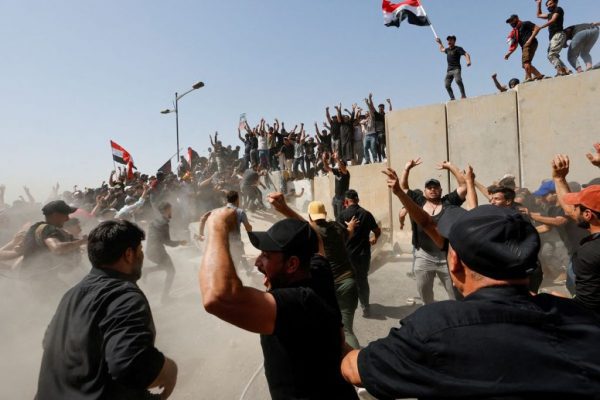 Supporters Of Iraqi Cleric Sadr Storm Baghdad’s Green Zone Again
