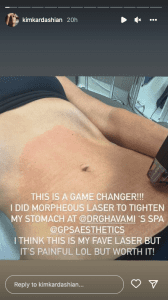 In another Story, Kardashian showed an analysis of her body fat percentage. Apparently, in May of 2021 the reality star had 25% body fat, and as of yesterday is down to 18.8%.  Kim recently attacked Instagram for the changes it's been making lately. "Make Instagram Instagram Again," read her post on the platform, with the additional caption reading, "(stop trying to be tiktok i just want to see cute photos of my friends). Sincerely, Everyone." Her sister, Kylie Jenner, joined in the pleas, and a few days later Instagram buckled under the pressure of two of its most-followed users. Adam Mosseri, the head of the app, told Platformer he didn't regret the decision: "I'm glad we took a risk. If we're not failing every once in a while, we're not thinking big enough or bold enough."