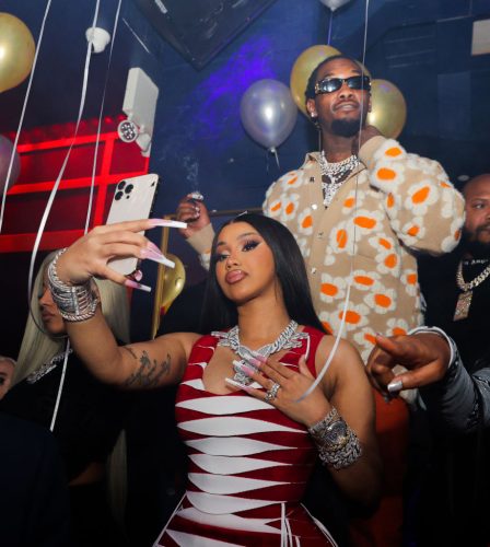 Rap Queen Cardi B and Offset Host "Fashion Night Out" In NYC