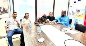 Hamisu Breaker Signing Deal Indomie Nigeria
