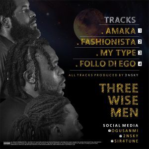 New Latest Ep by Adesanmi Ogunlesi x Sir4tune x 2nsky - Three Wise Men (EP) Zip Download. Nigerian afro artists Adesanmi Ogunlesi, Sir4tune & 2nsky decided to bless their fans with a 4-track EP titled Three Wise Men