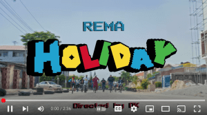MUSIC: Rema – Holiday