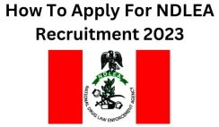 2023 NDLEA Recruitment Application Closing Date