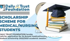 Daily Trust Foundation Female Medical Students Scholarship 2023