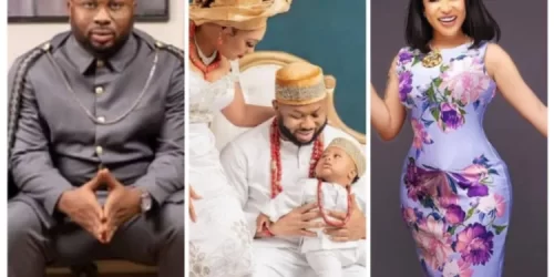 Olakunle Churchill celebrates Rosy Meurer and Tonto Dikeh on mother’s day