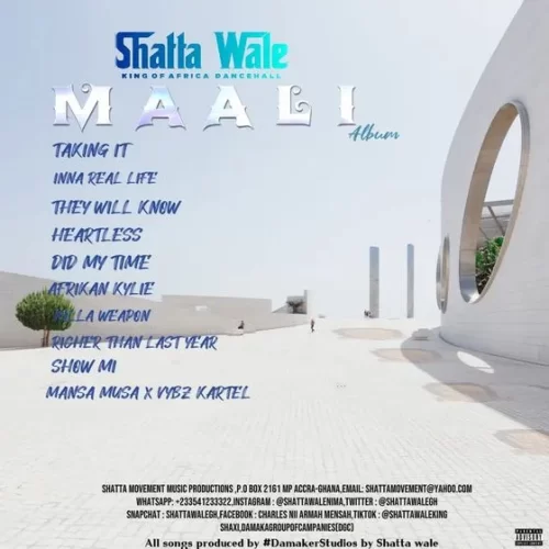 ALBUM: Shatta Wale – MAALI Zip