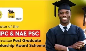 Nigerian Agip Exploration Limited (NAE) Post Graduate Scholarship Scheme 2023-2024