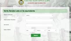 NYSC Portal – Login to access your dashboard