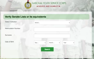 NYSC Portal – Login to access your dashboard