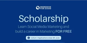 Ingressive For Good (14G) Marketing Scholarship for African Students 2023