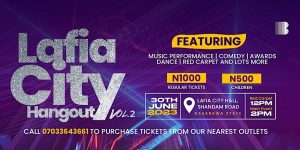 Tickets for Lafia City Hangout Volume 2 are now on sale. Tickets can be purchased online at Eventbrite.