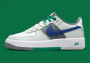 More Photos
Sneaker News reports that the Nike Air Force 1 Low Remix “Light Green” will release at some point in 2023. Also, the retail price of the sneakers will be $90 when they release, as this is a Grade School-only release. Further, make sure to let us know what you think about these kicks in the comments below. Additionally, stay tuned to HNHH for the most recent updates and news from the sneaker community. We’ll make sure to offer you the newest products from the most notable brands.