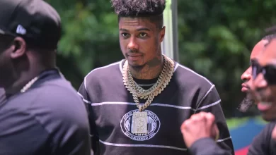Blueface is concerned about his son